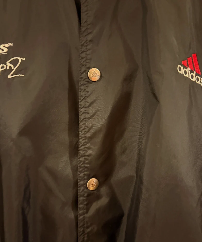 Adidas 1995 Snap Windbreaker Jacket X-Games Staff VTG Large Mens size L - Image 3
