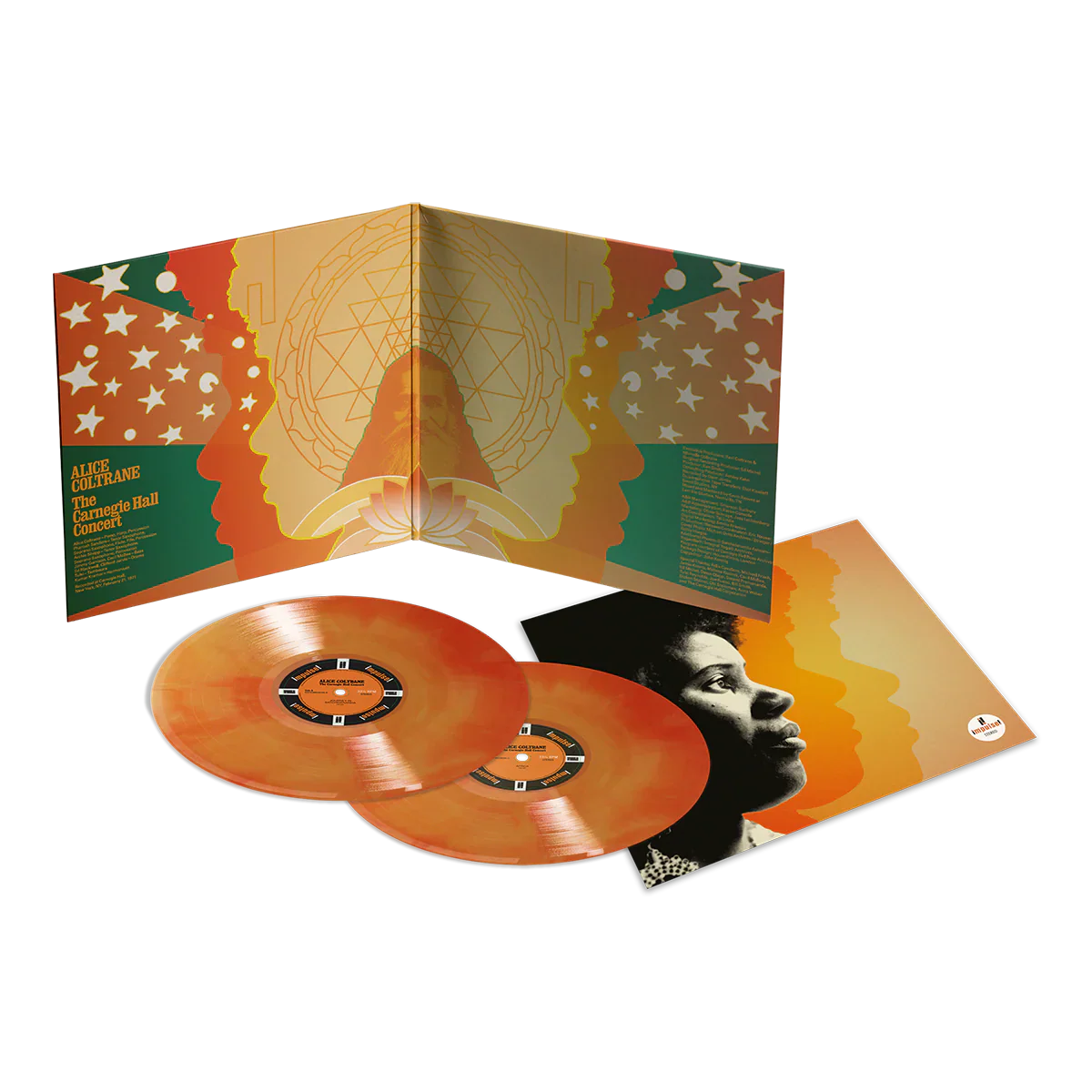 Alice Coltrane The Carnegie Hall Concert (Limited Edition, Opaque Galaxy Orange Colored Vinyl) (2 Lp's) - Image 4