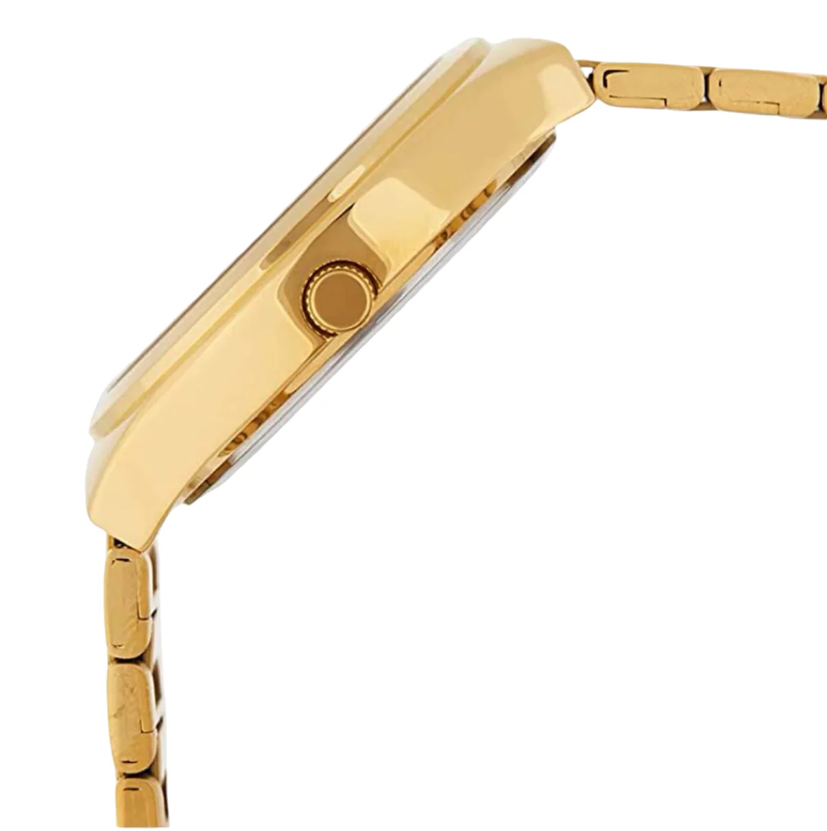 Casio Unisex White Dial Gold Stainless Steel Band Quartz Watch - Image 3