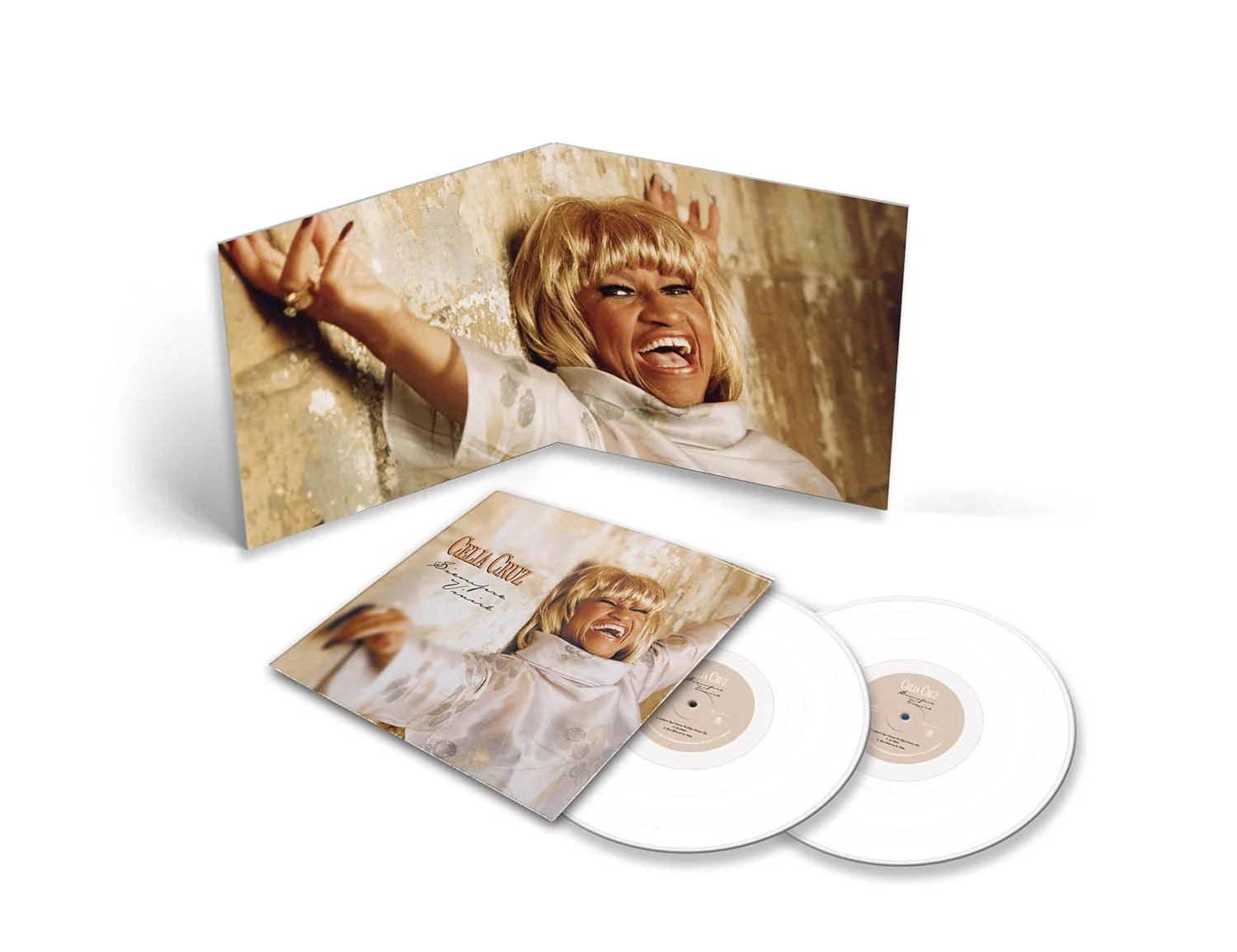 Celia Cruz Siempre Vivire (Limited Edition, 140 Gram White Colored Vinyl) (2 Lp's) - Image 3