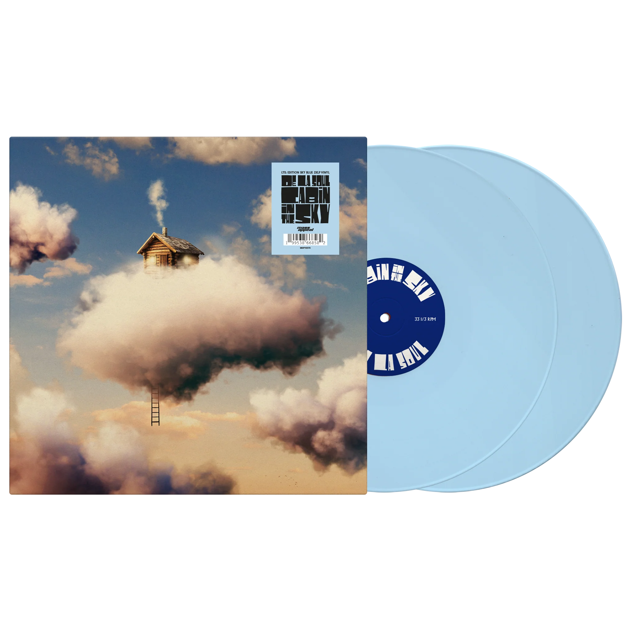 De La Soul Cabin In The Sky (Alternate Cover) [Opaque Sky Blue Vinyl]