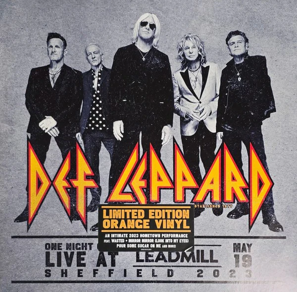 Def Leppard One Night Only: Live At The Leadmill 2023 (Limited Edition, Orange Colored Vinyl) (2 Lp's) - Image 2