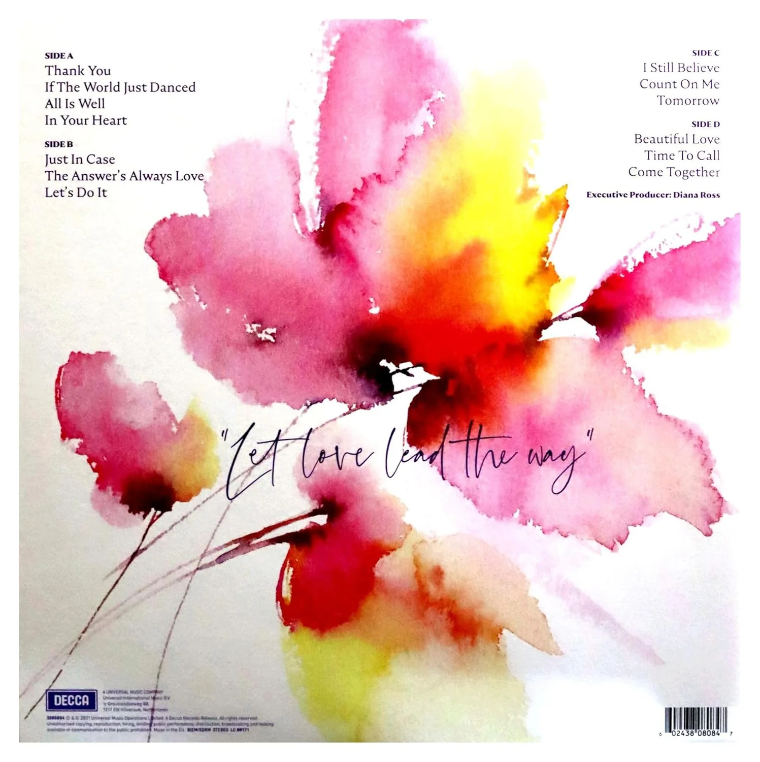 Diana Ross Thank You (Limited Edition, Marbled Rosa Colored Vinyl) (2 Lp's) - Image 3