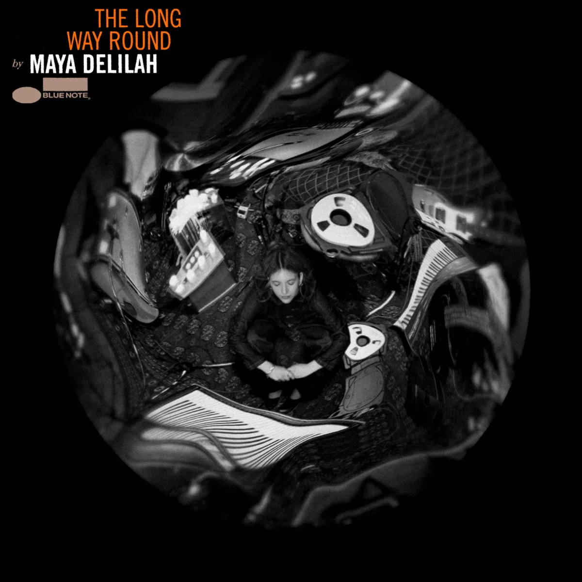 Maya Delilah The Long Way Round [Explicit Content] (Transparent Pumpkin Spice Colored Vinyl) - Image 2