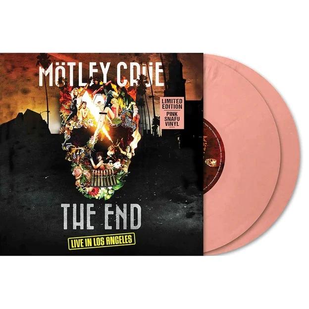 Motley Crue The End: Live In Los Angeles (Limited Edition, Pink Snafu Colored Vinyl) (2 Lp's) - Image 2