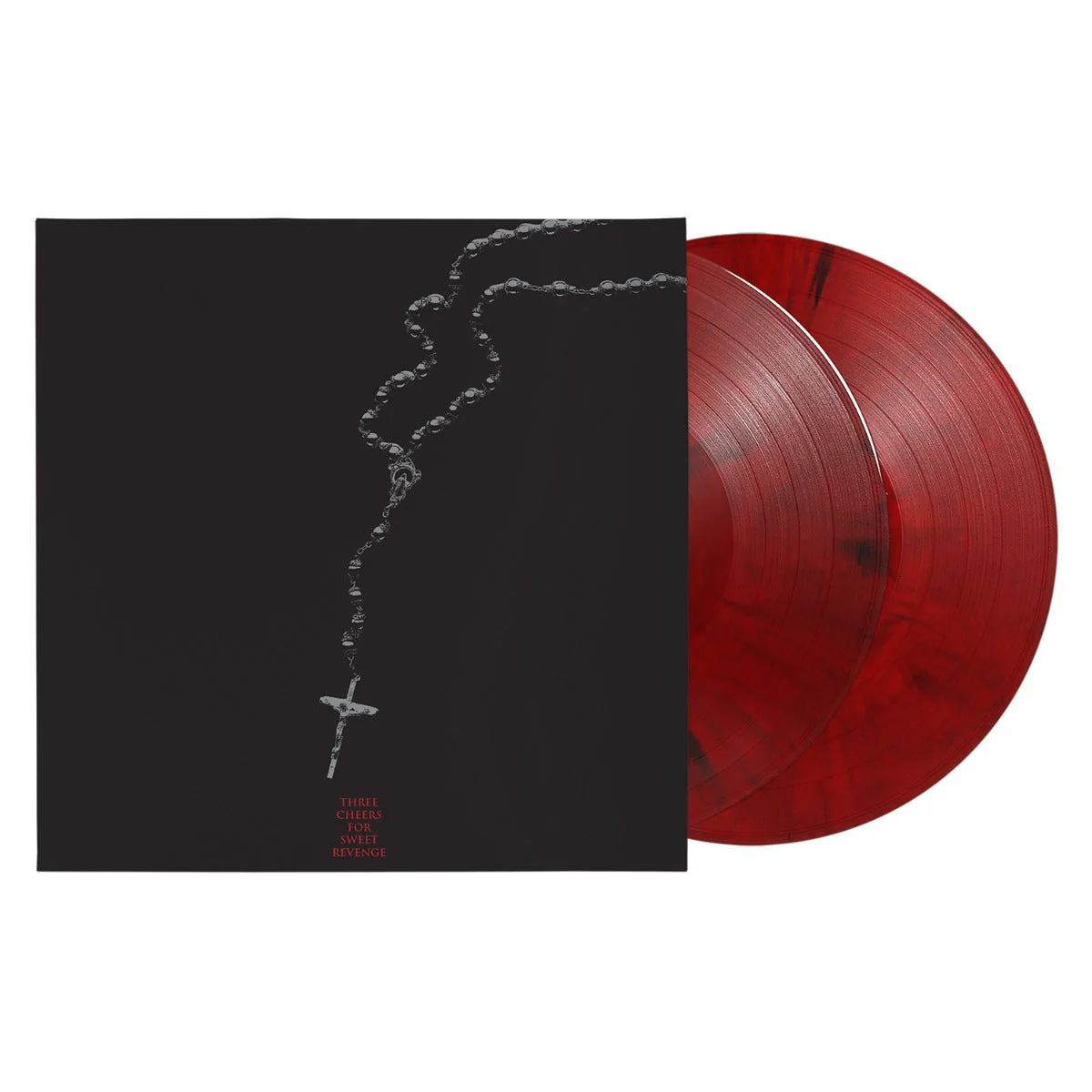 My Chemical Romance Three Cheers For Sweet Revenge (Deluxe Edition) (2Lp) (Red/Black Marble Vinyl) - Image 2