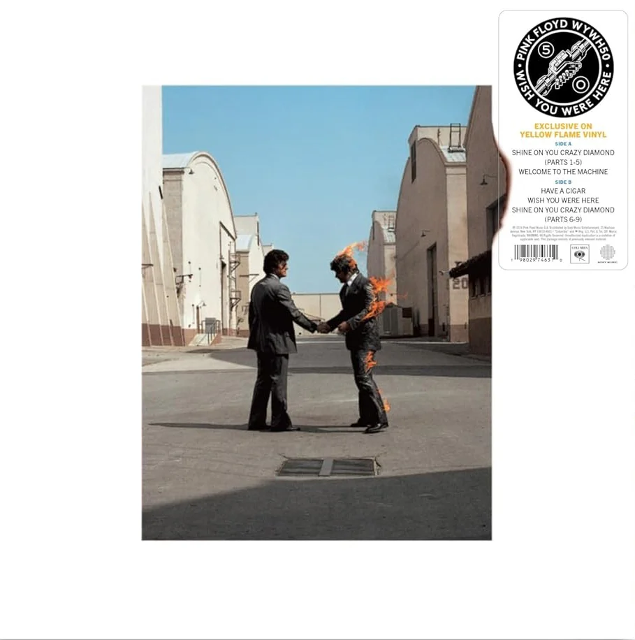 Pink Floyd Wish You Were Here (Limited Edition, Yellow Flame Colored Vinyl) [Import] - Image 2