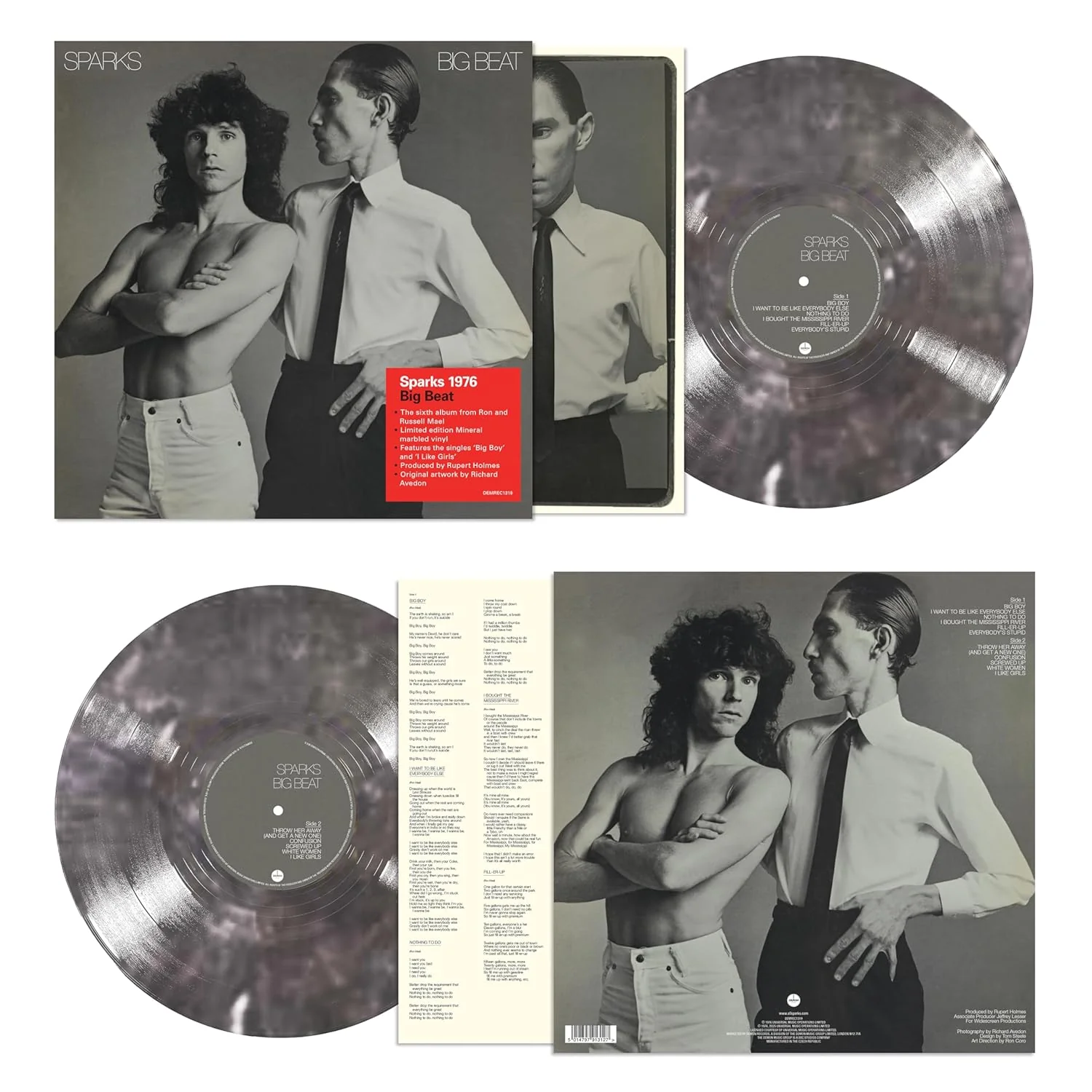 Sparks Big Beat: 50th Anniversary Edition (Limited Edition, "Mineral Marble" Colored Vinyl) [Import] - Image 2