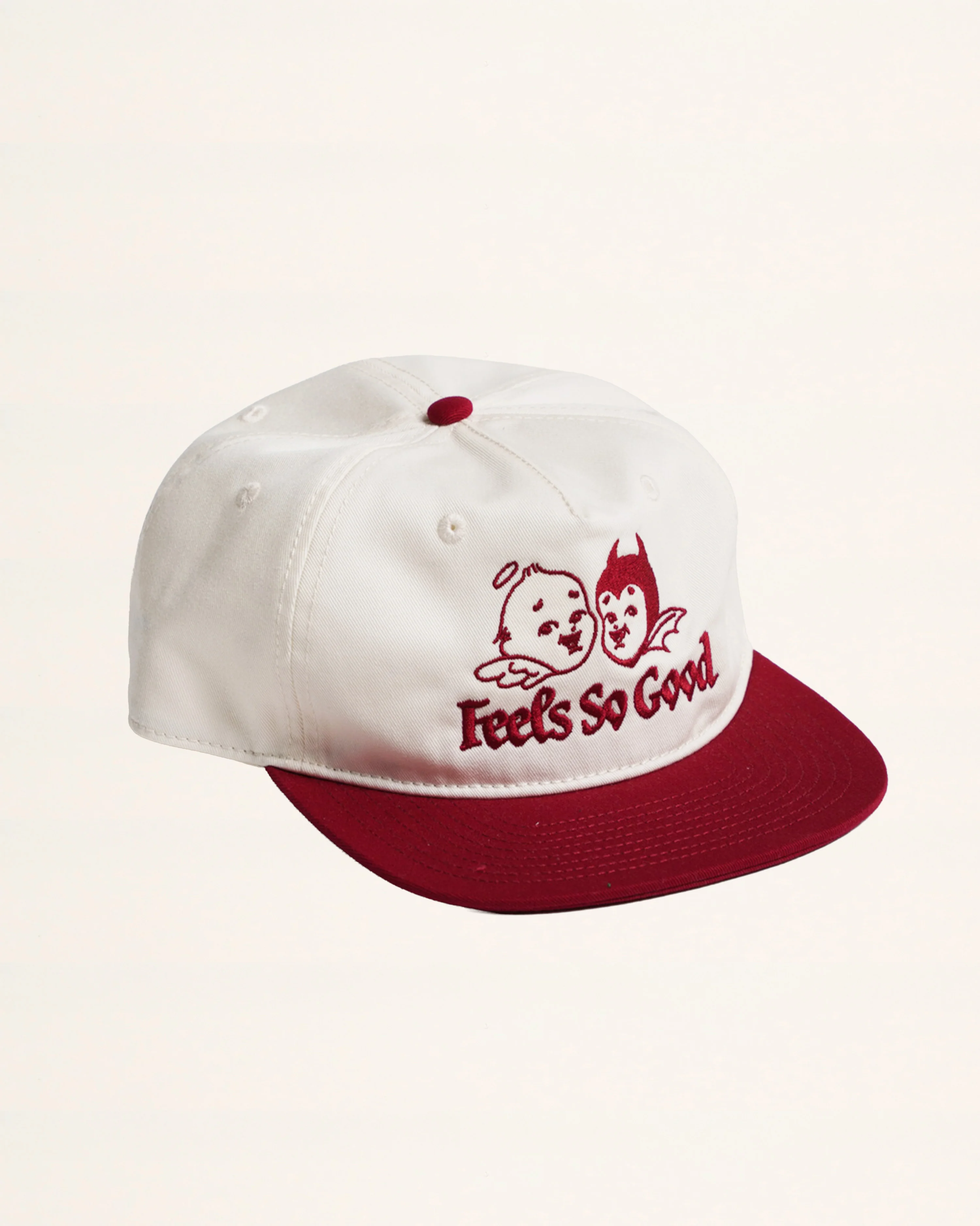 Standard Issue Two Tone Hat - Natural/Red - Image 3