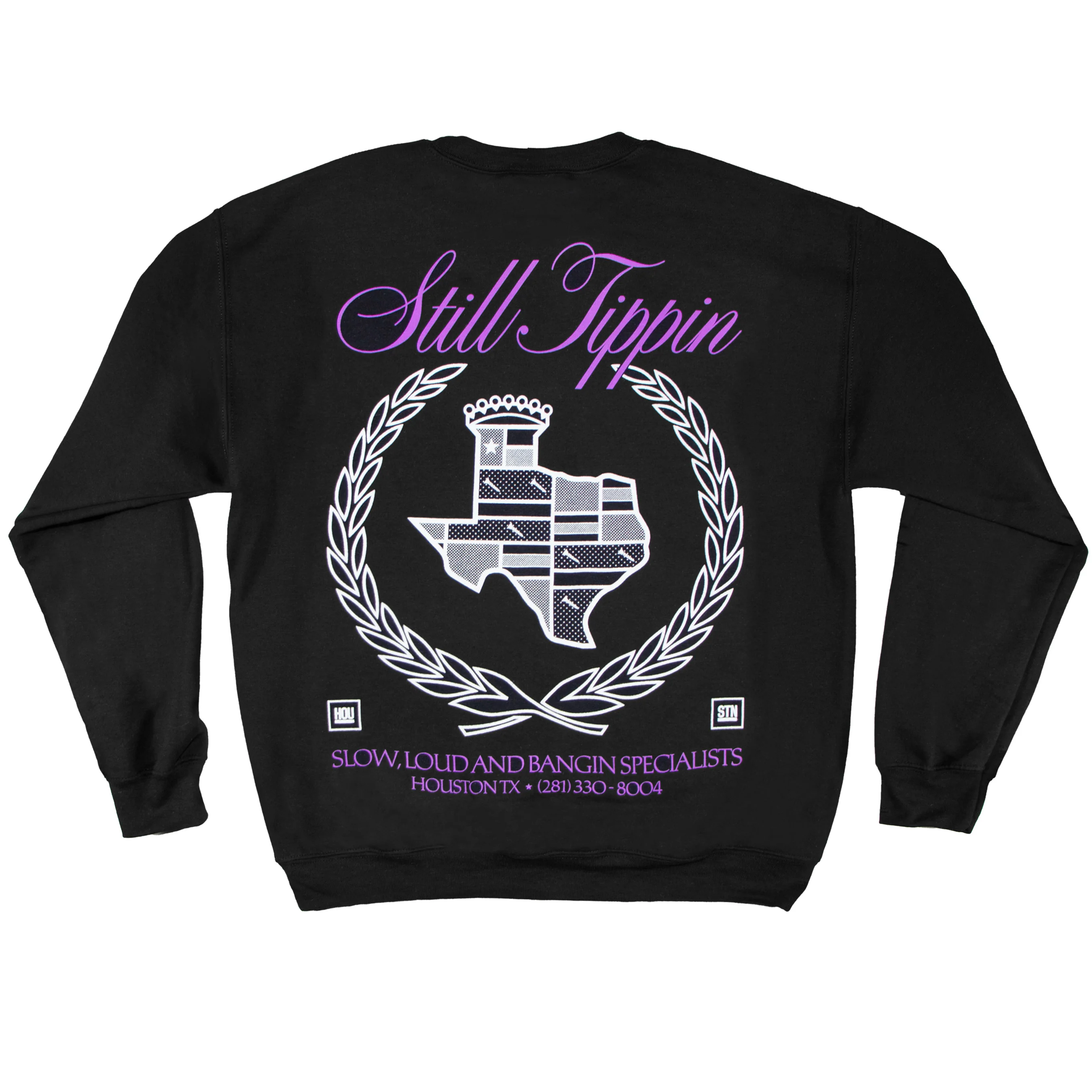 Still Tippin "El Dorado" Crewneck SWEATSHIRT - Black - Image 3
