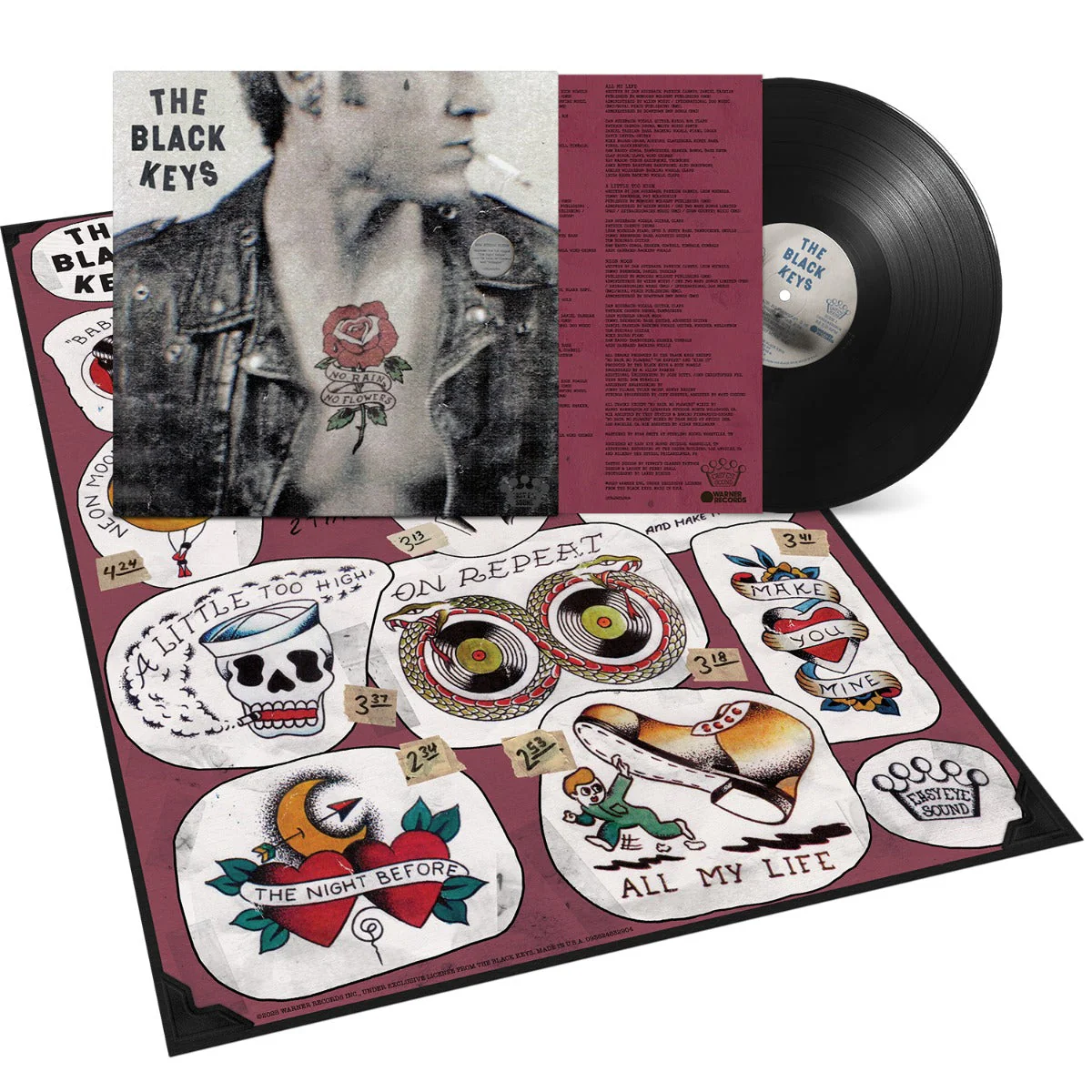 The Black Keys No Rain, No Flowers ( Black Vinyl w/Poster) - Image 2