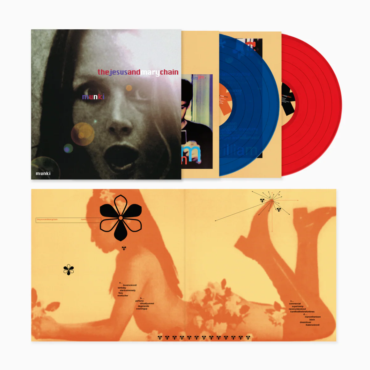 The Jesus and Mary Chain Munki (Indie Exclusive, 180 Gram Vinyl, Blue & Red Colored Vinyl) (2 Lp's) - Image 3