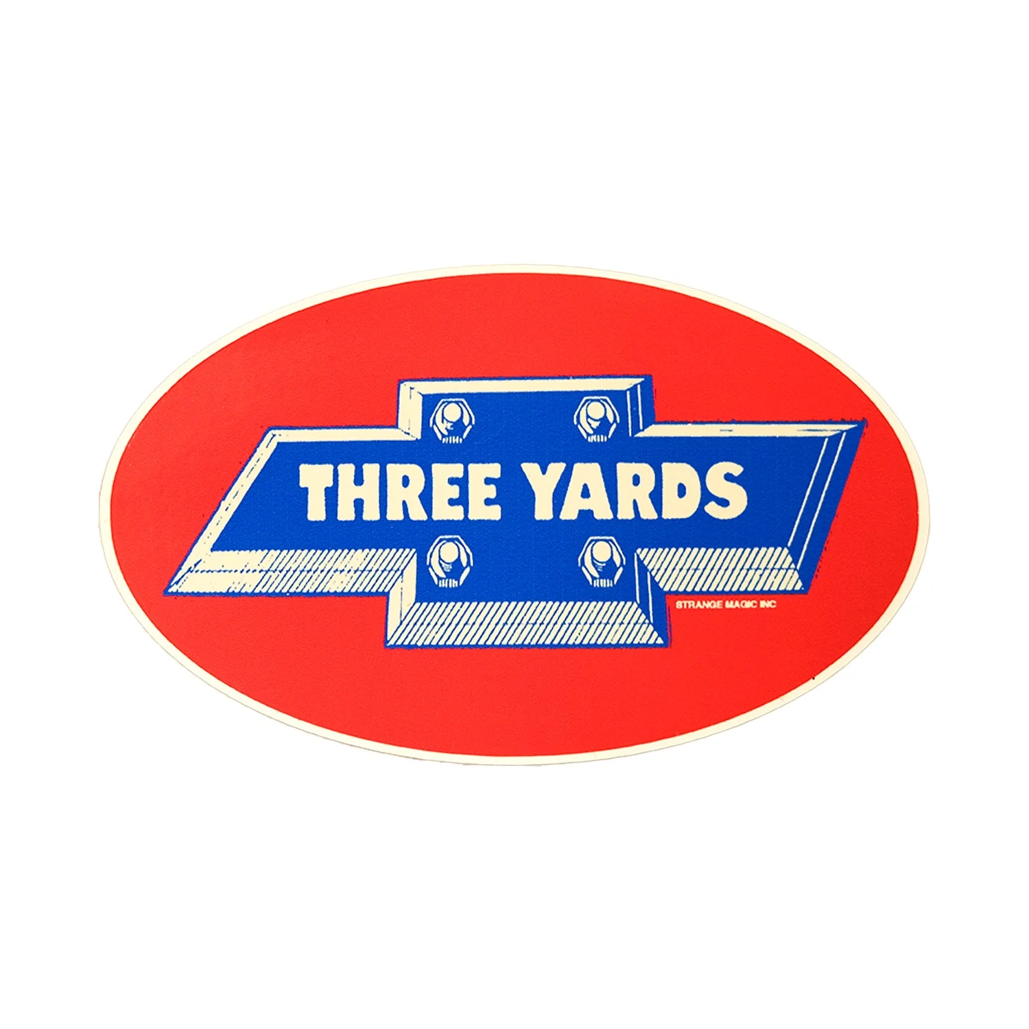 Three Yards Sticker