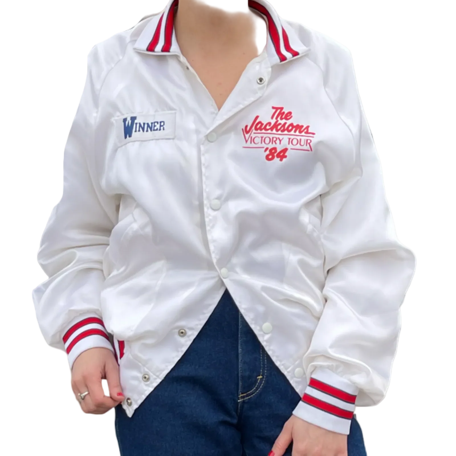 Vintage 84’ Jackson Tour Winner Bomber Jacket