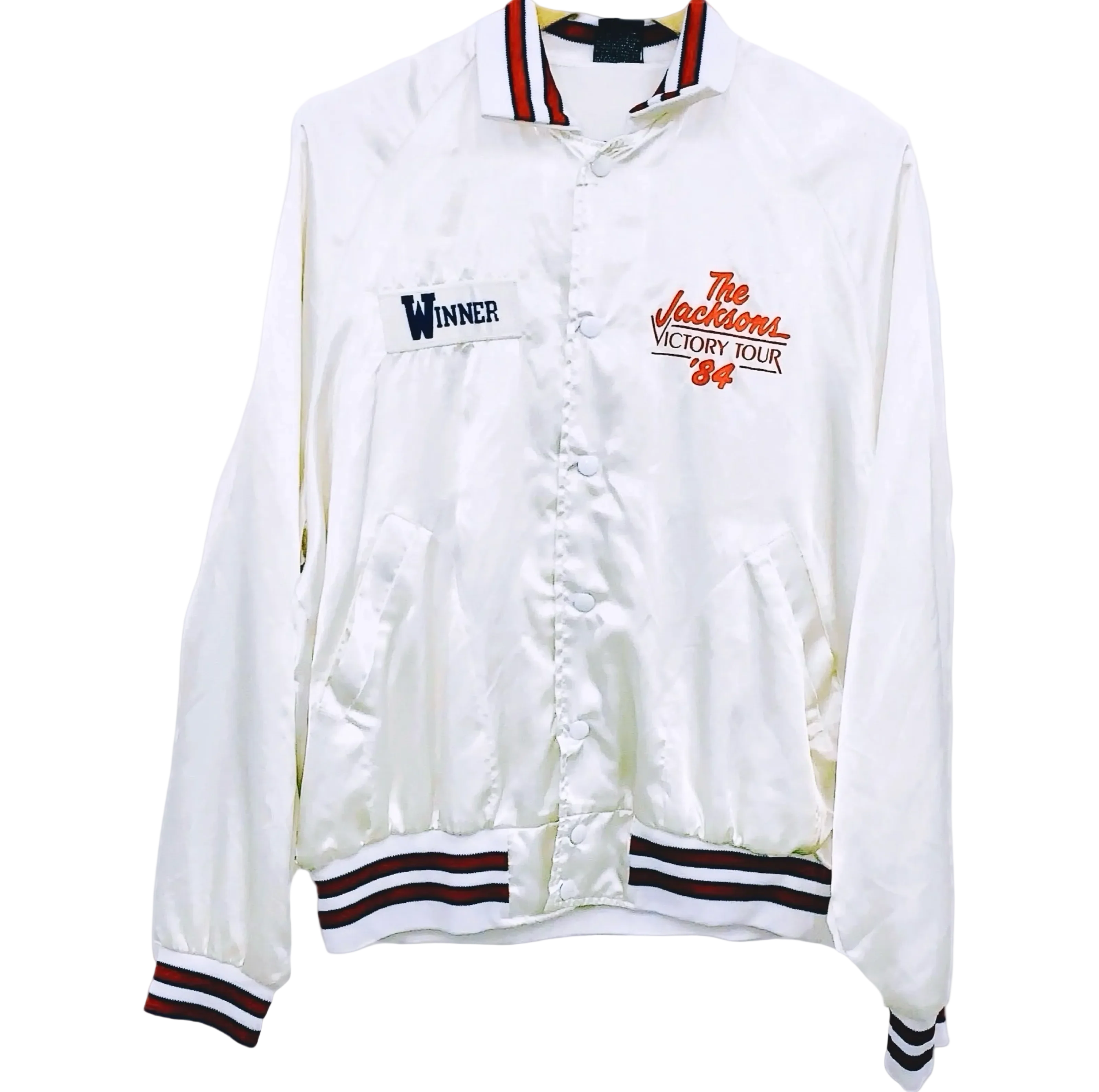 Vintage 84’ Jackson Tour Winner Bomber Jacket - Image 2