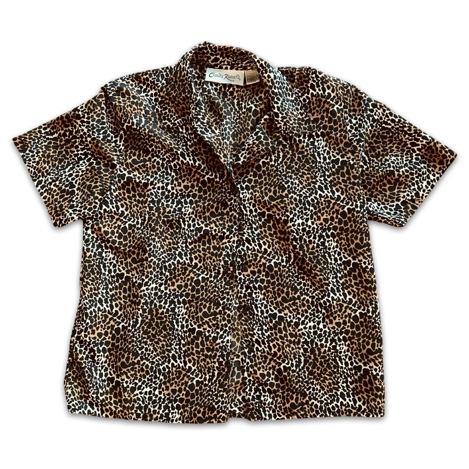 Vintage 90s Cheetah Top - Image 2