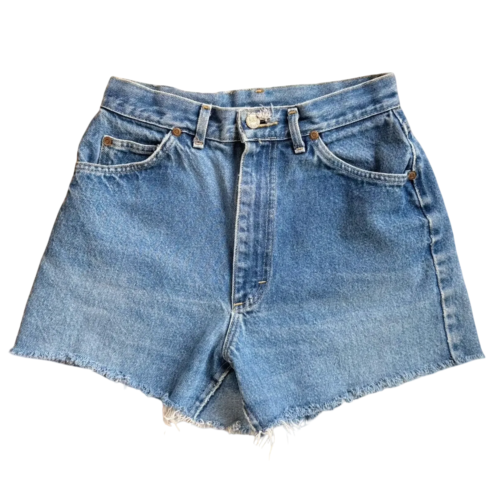 Vintage 90s Distressed Lee Denim Shorts