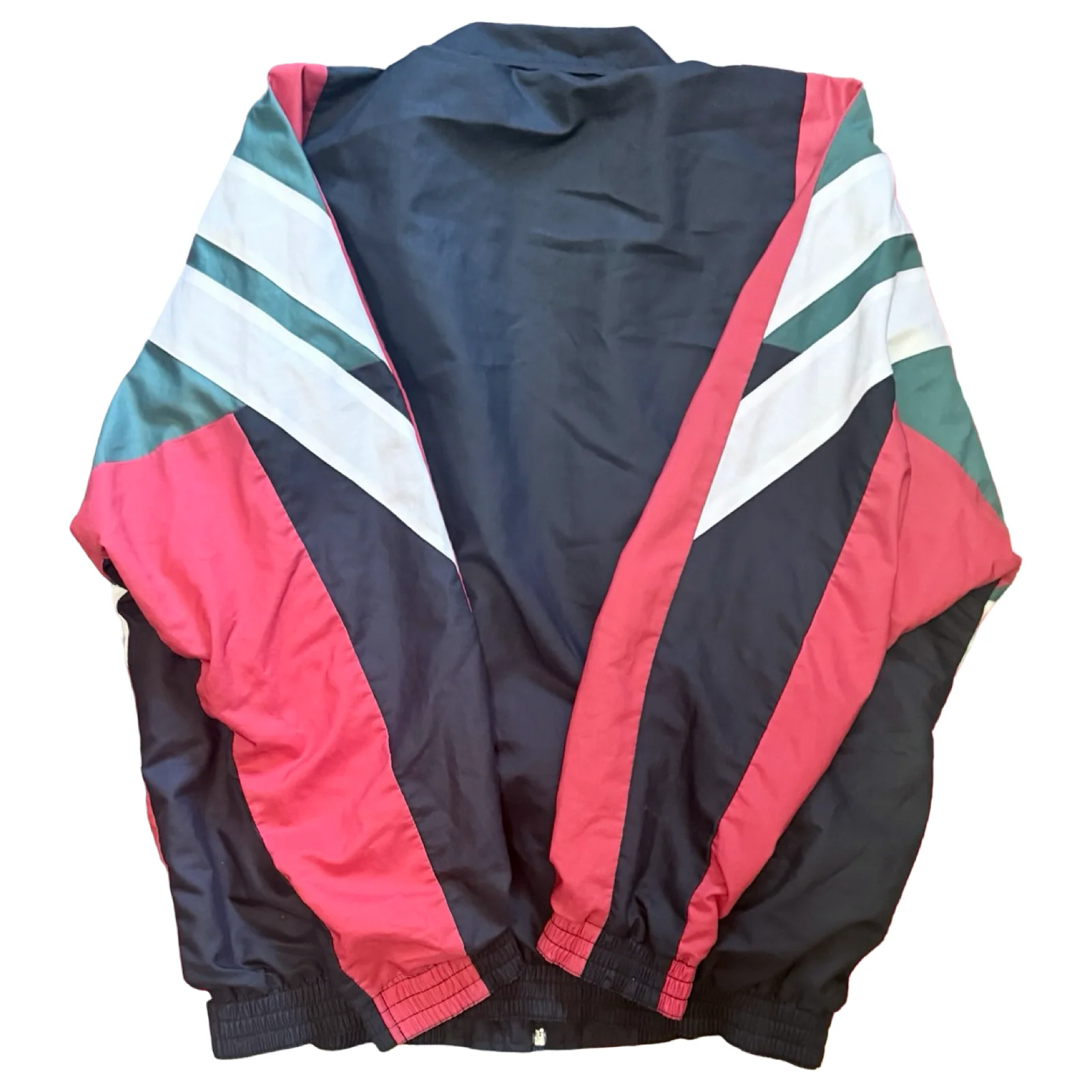 Vintage 90's Janzen Lined Nylon Colorblock Tracksuit (L) - Image 3