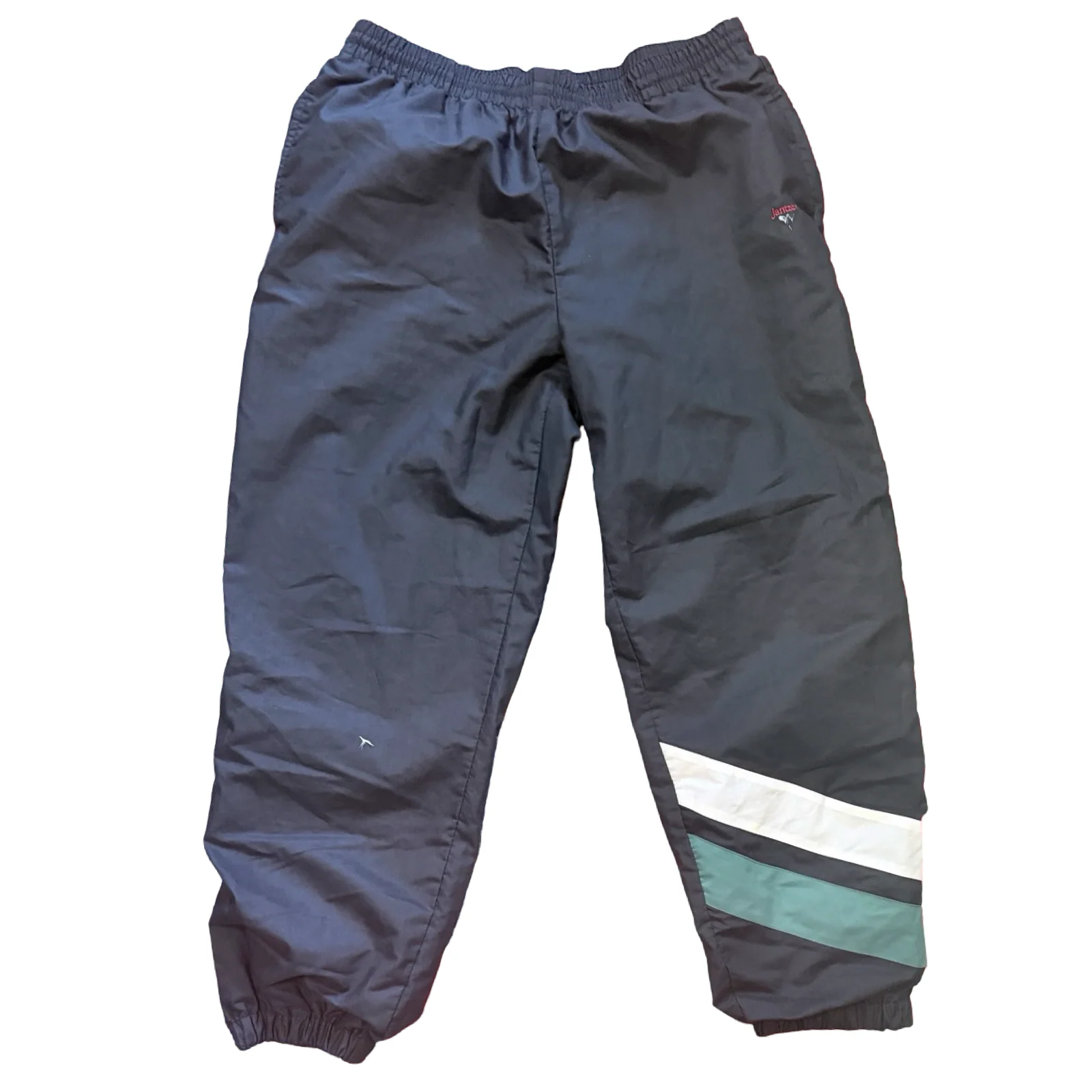 Vintage 90's Janzen Lined Nylon Colorblock Tracksuit (L) - Image 4