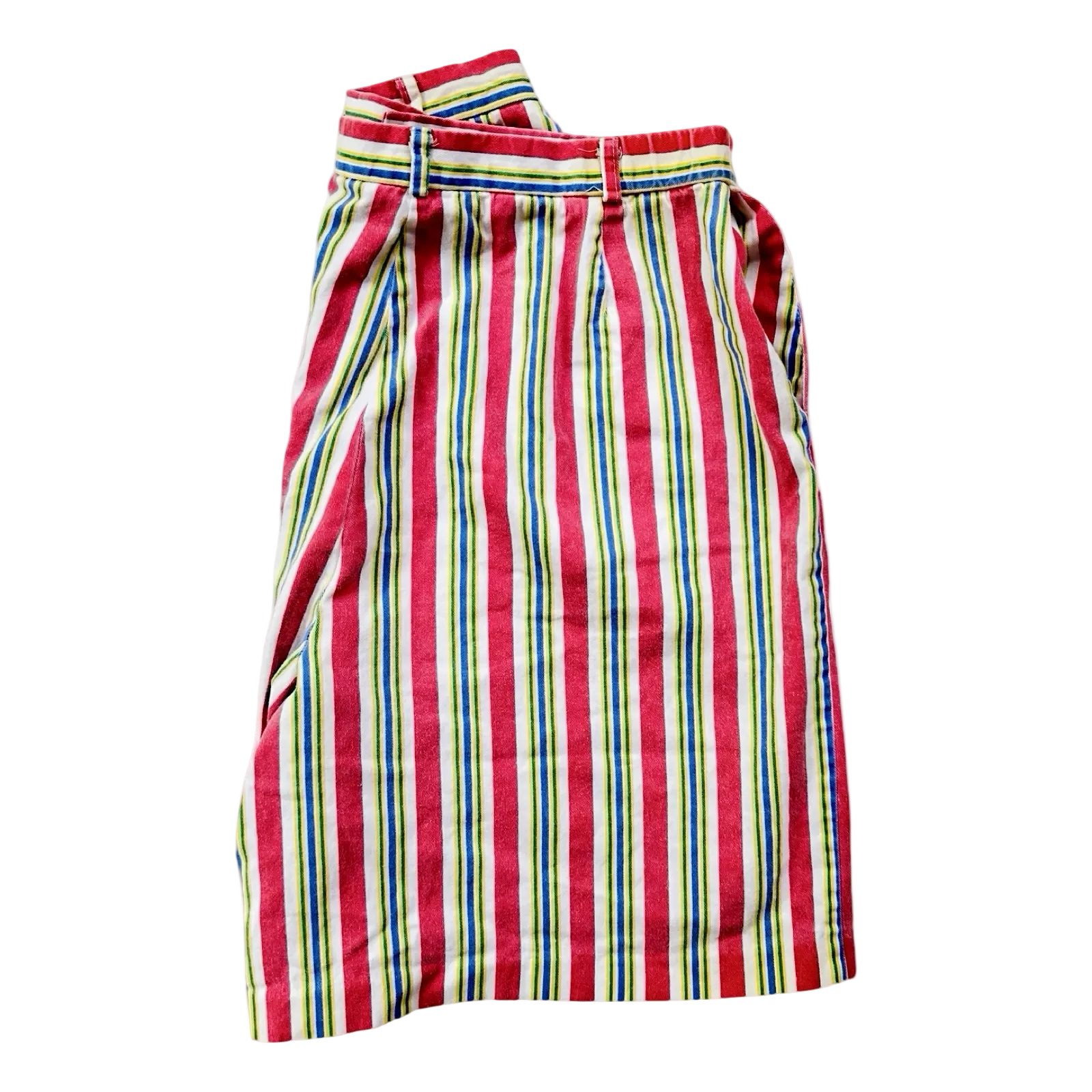 Vintage 90s Striped Dad Shorts - Image 3