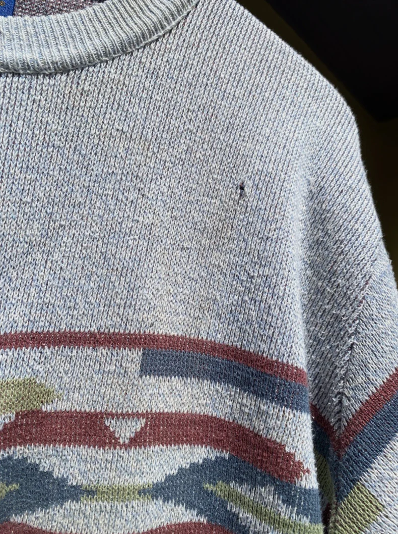 Vintage Pendleton High Grade Western Wear Wool Sweater Medium Made in USA - Image 4
