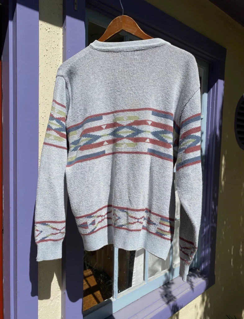 Vintage Pendleton High Grade Western Wear Wool Sweater Medium Made in USA - Image 7