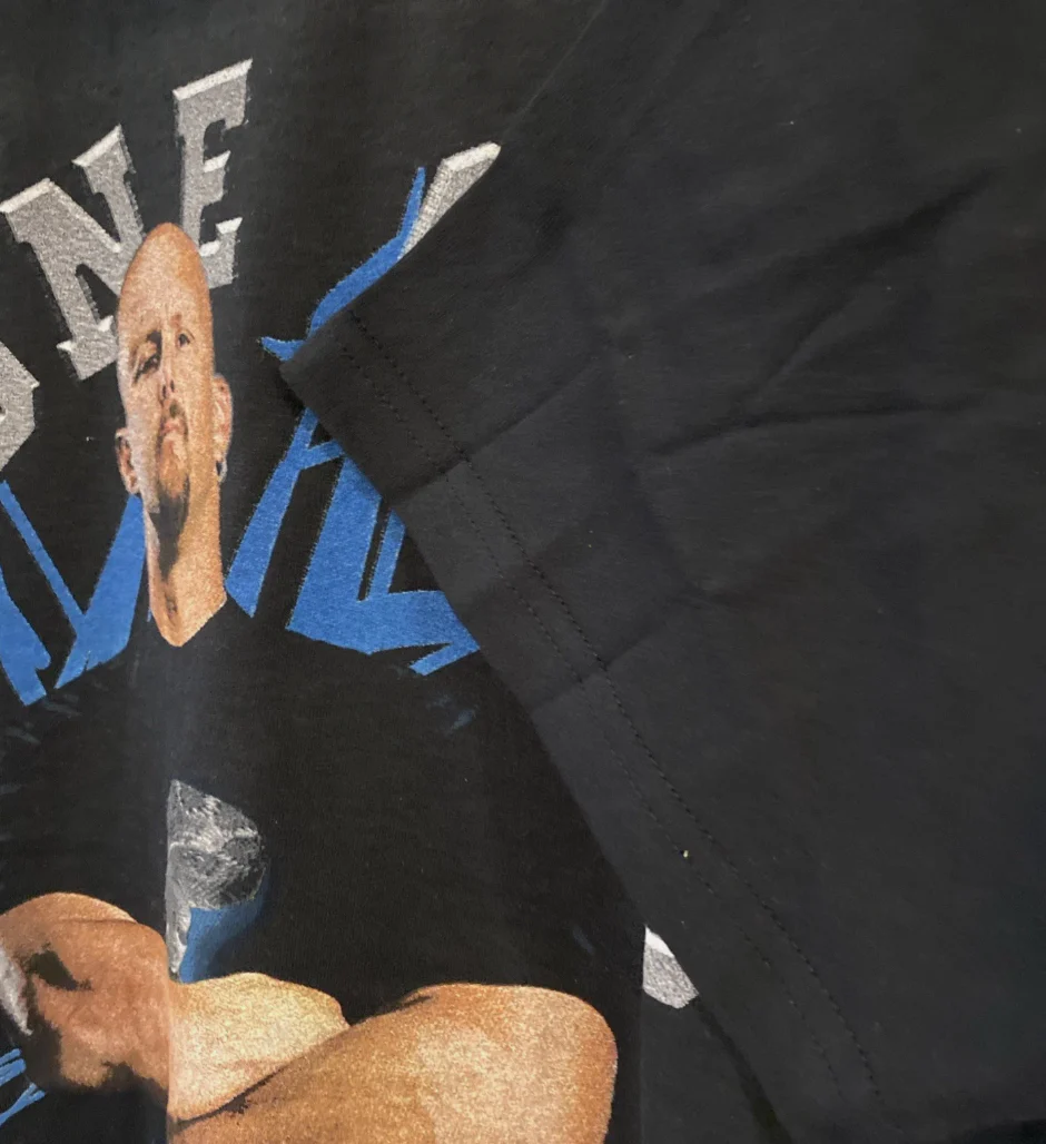 VTG 90s WWF Stone Cold Steve Austin 3:16 T-Shirt Black Large New With Tags - Image 4