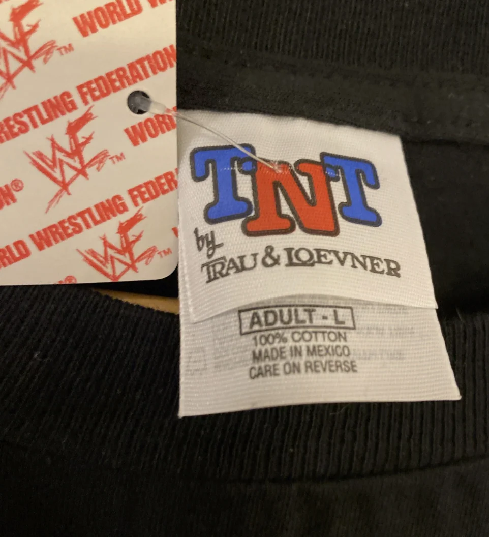 VTG 90s WWF Stone Cold Steve Austin 3:16 T-Shirt Black Large New With Tags - Image 7